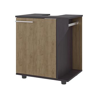 Phillips Under Sink Cabinet, Double Door Storage with Open Back for Pipes, Wide Unit.