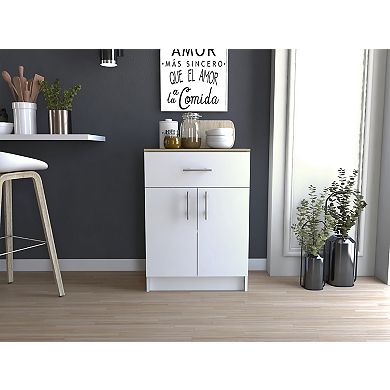 Mayorca Multistorage Pantry Cabinet, One Drawer, Two Interior Shelves