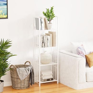 4-Tier Vertical Rust-Free Bookshelf