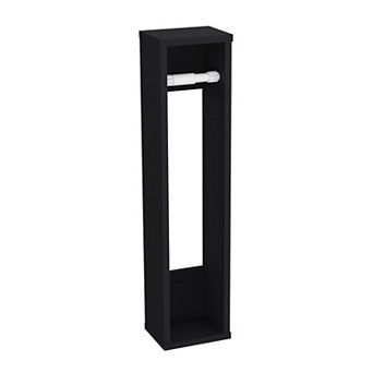 Bali 28" High Toilet Paper Holder Narrow Shelf Organizer For Bathroom, Living Room, Kitchen