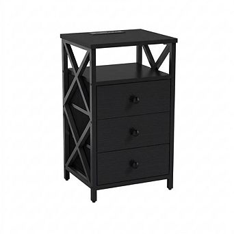 Bedside Table With Led Light