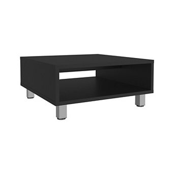 Eclipse Low Minimalistic Square Coffe Table With Open Storage