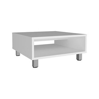 Eclipse Low Minimalistic Square Coffe Table With Open Storage