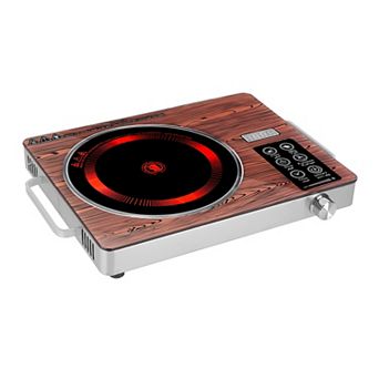3500W Electric Ceramic Stove Single Burner Hot Plate with Timer