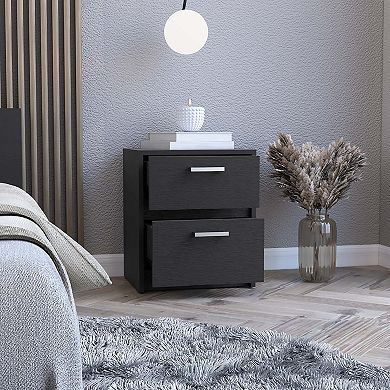 Trivor 2 Drawers Nightstand