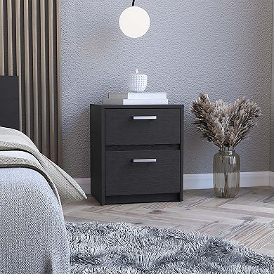 Trivor 2 Drawers Nightstand