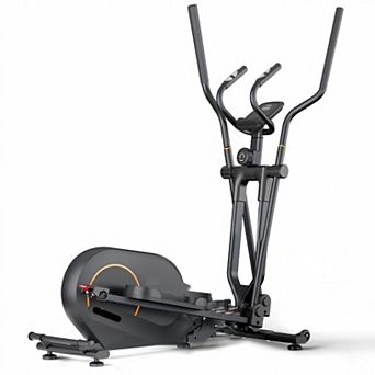 FED FITNESS Foldable Elliptical Machine Only 2 sq ft, 15 in Stride Folding Elliptical for Home