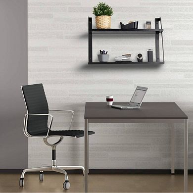 2-Tier Modern Wall-Mounted Shelves