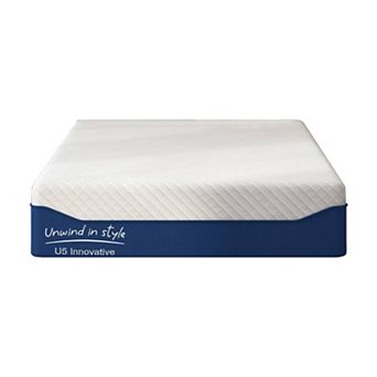 Decksplore 10 inch Mattress Medium Soft Gel Memory Foam Bed with Pressure Relief Washable Mattress