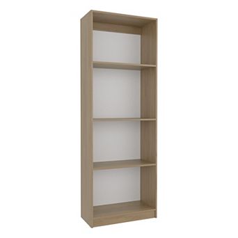Home Bookcase With 5-Shelf Modern Display Unit For Books And Decor