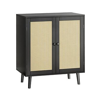 Rattan Accent Buffet Cabinet