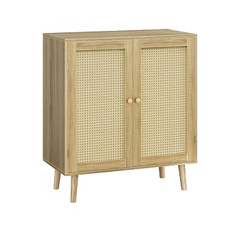 Rattan Accent Buffet Cabinet