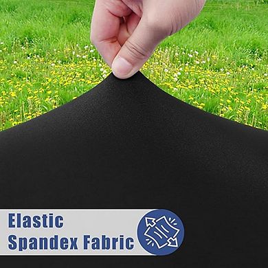 2-Pack Fitted Tablecloths, Elastic, Stretch, Washable, Durable