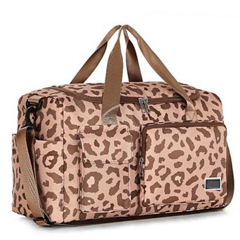 Women's 37L Gym Duffle Bag with Shoe & Wet Compartments Carry-On Weekender