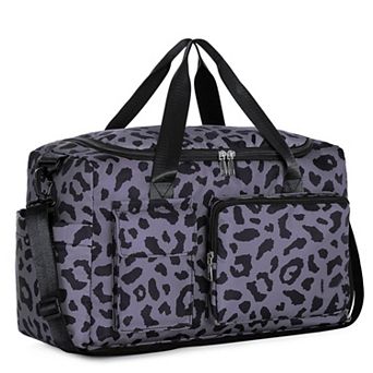Women's 37L Gym Duffle Bag with Shoe & Wet Compartments Carry-On Weekender