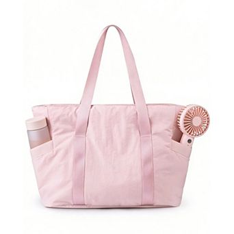 24L Nylon Zipper Tote 15.6" Laptop Gym Work Travel Bag