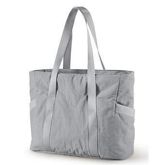 24L Nylon Zipper Tote 15.6" Laptop Gym Work Travel Bag