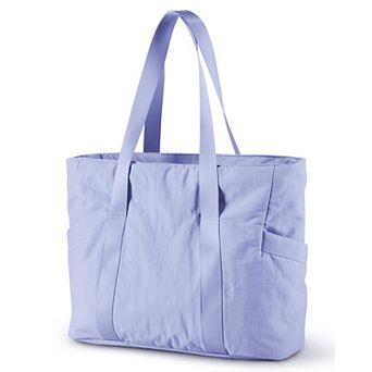 24L Nylon Zipper Tote 15.6" Laptop Gym Work Travel Bag