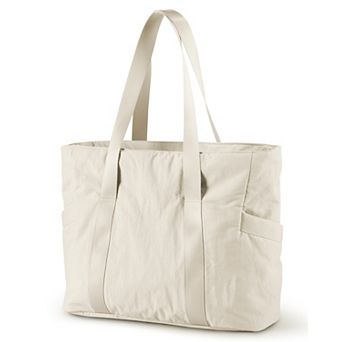 24L Nylon Zipper Tote 15.6" Laptop Gym Work Travel Bag