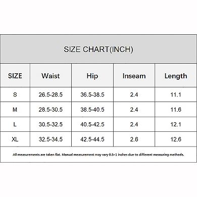 Charmo Women's High Waisted Scallop Edge Side Drawstring Swim Shorts