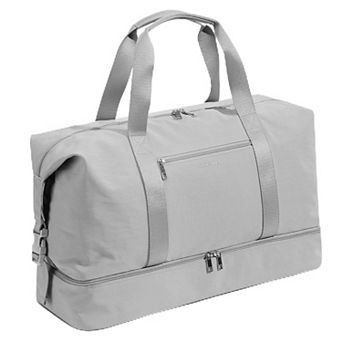 21" Nylon Weekender Bag with Shoe Compartment 3 Pouches Waterproof