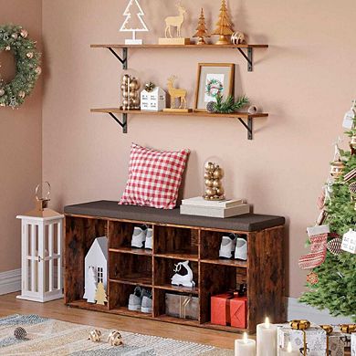 2 PCS Wall-Mounted Shelves With Sturdy Brackets