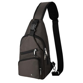 Nylon Crossbody Sling Bag for Men Women Travel Hiking Lightweight Chest Daypack