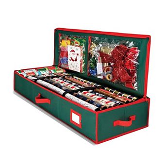 Gift Wrap Storage Bag 27-Roll 600D Oxford Under-Bed Organizer
