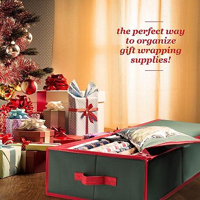 Gift Wrap Storage Bag 27-Roll 600D Oxford Under-Bed Organizer