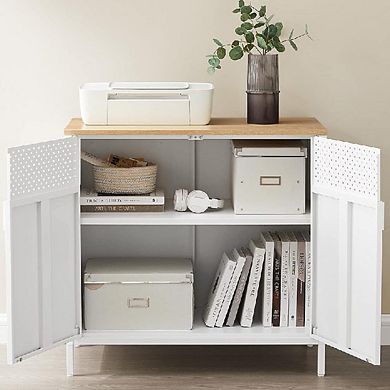 Buffet Cabinet With Steel Frame