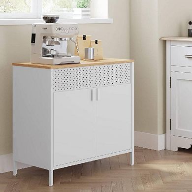 Buffet Cabinet With Steel Frame