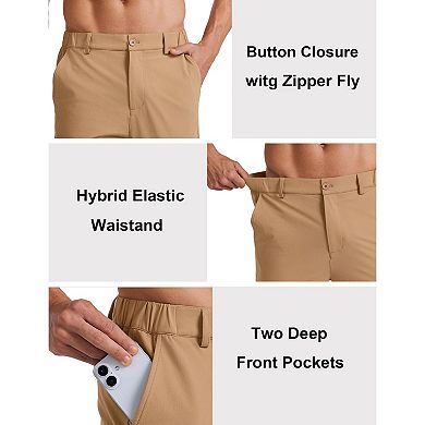 COOFANDY Mens Pants Stretch Work Dress Pants Lightweight Golf Pants Quick Dry Comfy Casual Pants