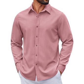 COOFANDY Men' Business Casual Shirts Long Sleeve Button Down Shirts for Men