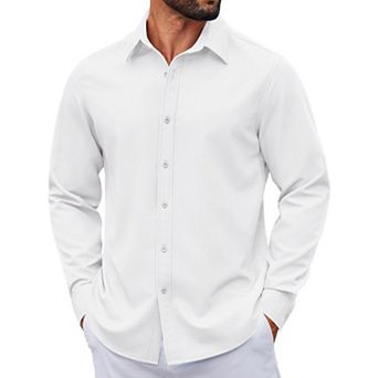 COOFANDY Men' Business Casual Shirts Long Sleeve Button Down Shirts for Men