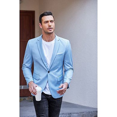 COOFANDY Men' Casual Blazers Slim Fit Lightweight Sport Coats One Button Suit Jackets