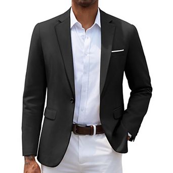 COOFANDY Men' Casual Blazers Slim Fit Lightweight Sport Coats One Button Suit Jackets