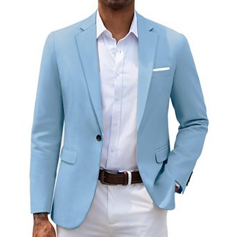 COOFANDY Men' Casual Blazers Slim Fit Lightweight Sport Coats One Button Suit Jackets