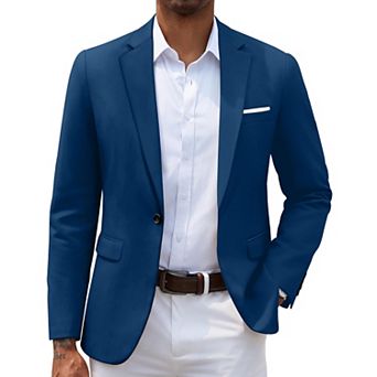 COOFANDY Men' Slim Fit Casual Blazers Lightweight Sport Coats One Button Suit Jackets