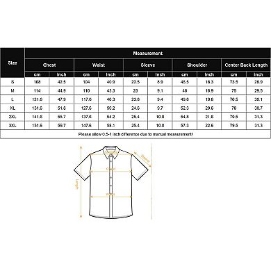 COOFANDY Men' Button Down Shirts Short Sleeve Casual Shirt Summer Beach Textured Shirts