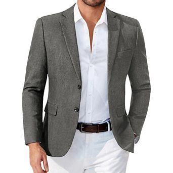 COOFANDY Causal Sports Blazer for Men Slim Fit Casual Sport Coat Two Button Sport Blazers