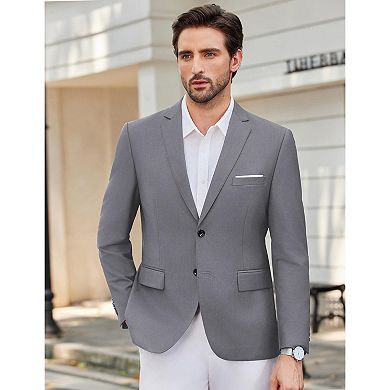 COOFANDY Mens Blazer Casual Lightweight Two Button Suit Jacket Regular Fit Sports Jacket