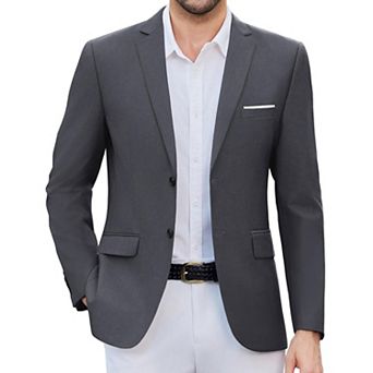COOFANDY Mens Blazer Casual Lightweight Two Button Suit Jacket Regular Fit Sports Jacket