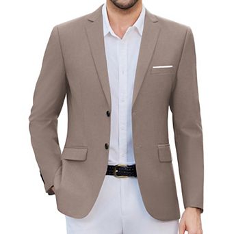 COOFANDY Mens Blazer Casual Lightweight Two Button Suit Jacket Regular Fit Sports Jacket