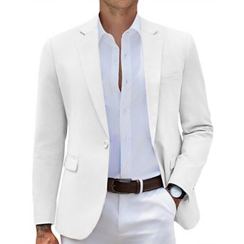 COOFANDY Mens Casual Blazer Slim Fit Sport Coats One Button Stylish Business Suit Jacket