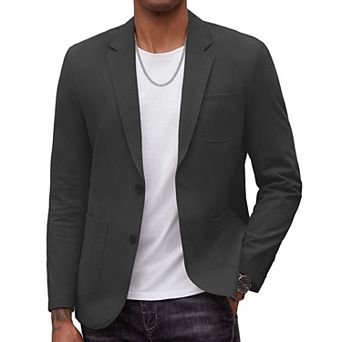 COOFANDY Mens Casual Blazer Cotton Sport Coat Regular Fit Suit Jacket Machine Washable Two Button