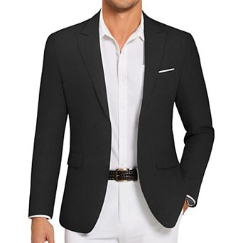 COOFANDY Mens Business Casual Blazer Slim Fit Sport Coat Wedding Dinner Holiday Tuxedo Jacket