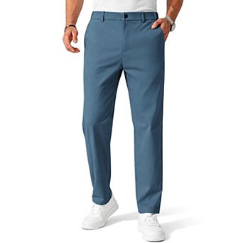 COOFANDY Men' Chinos Pants Elastic Waist Trousers Slim Fit Casual Business Dress Pants Pull On