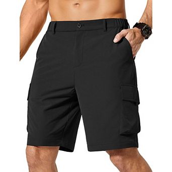 COOFANDY Men' Cargo Shorts 9" Inseam Lightweight Hiking Casual Shorts for Golf Work Fishing