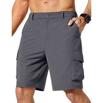 COOFANDY Men' Cargo Shorts 9" Inseam Lightweight Hiking Casual Shorts for Golf Work Fishing