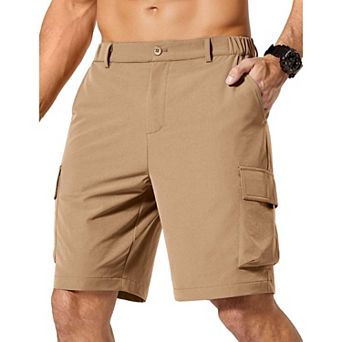 COOFANDY Men' Cargo Shorts 9" Inseam Lightweight Hiking Casual Shorts for Golf Work Fishing